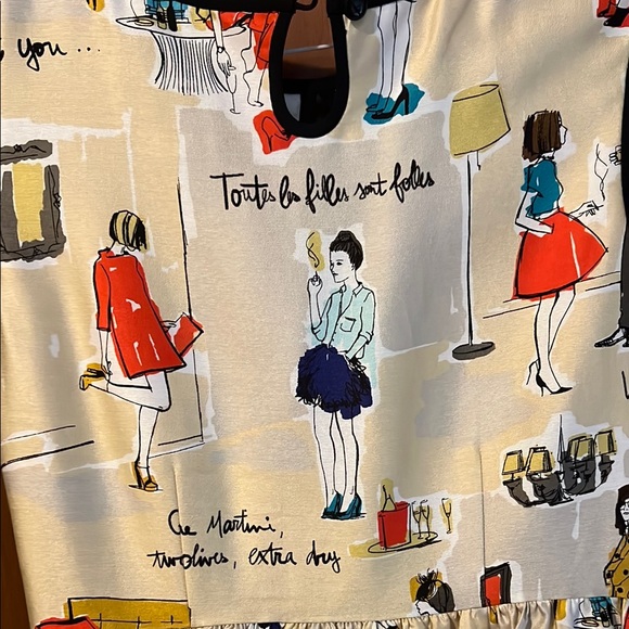 Kate Spade, Design Woman Graphic Martini, Size 2 - Picture 5 of 7